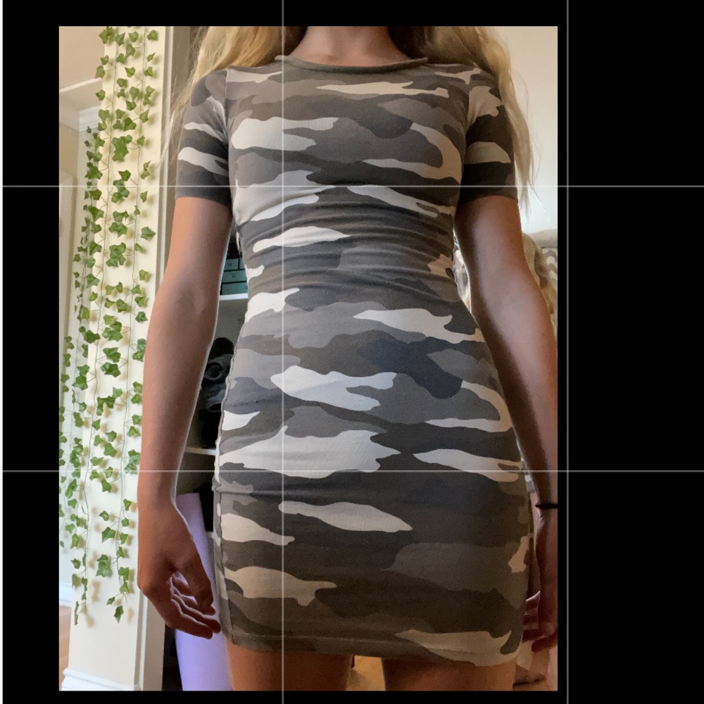 camo dress